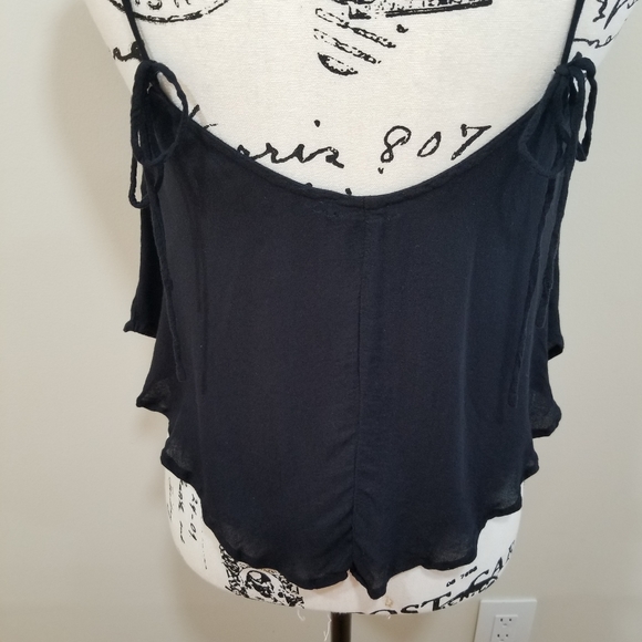 FREE PEOPLE Sleeveless Boho Tank Top Black Color Size XS ,TP.... - Picture 10 of 14